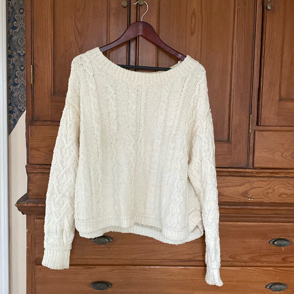 Care FP Willow Cable Cozy Boxy Sweater